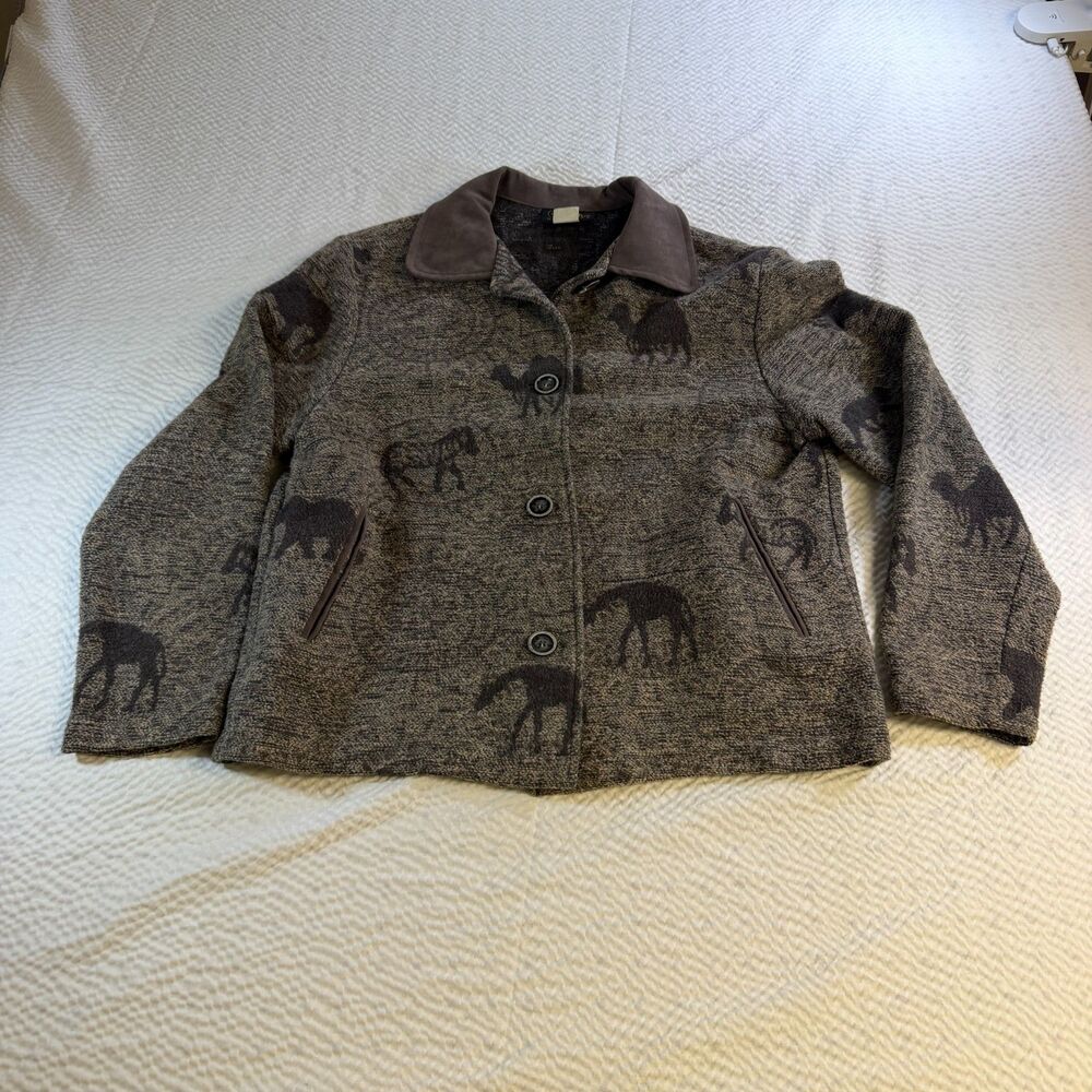 David Paul New York Wild Animals Women’s Knit Jacket
